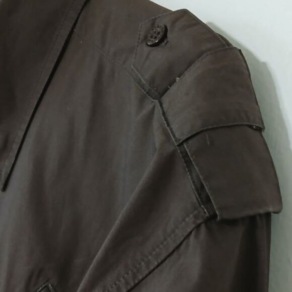 Vintage Artful Dodger Brown Military Style Shirt, 100% Cotton, Size XL - Picture 7 of 15